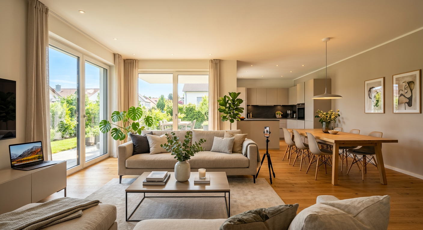Immobilienfotos & Days on Market: Schneller verkaufen mit KI