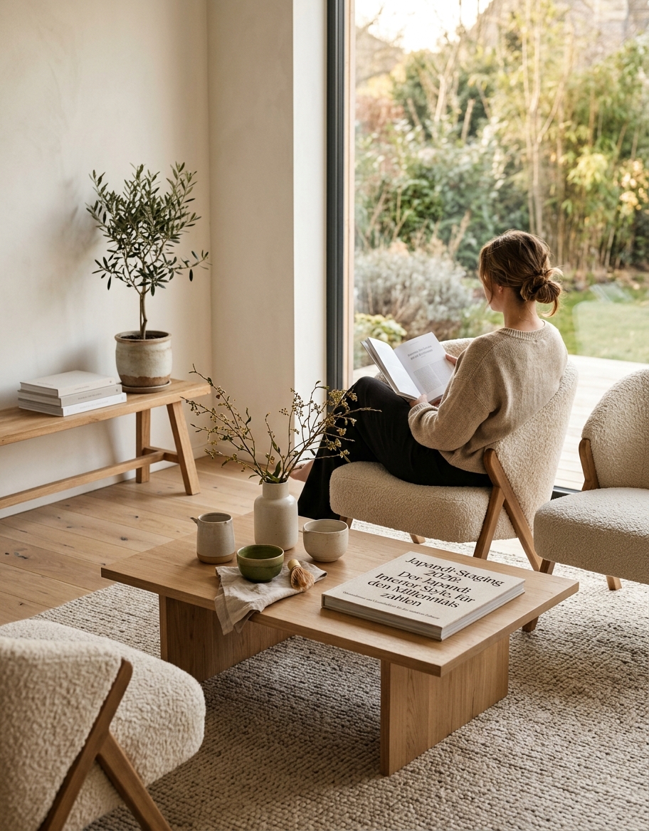 Japandi-Staging 2026: Der Japandi Interior Style, für den Millennials zahlen