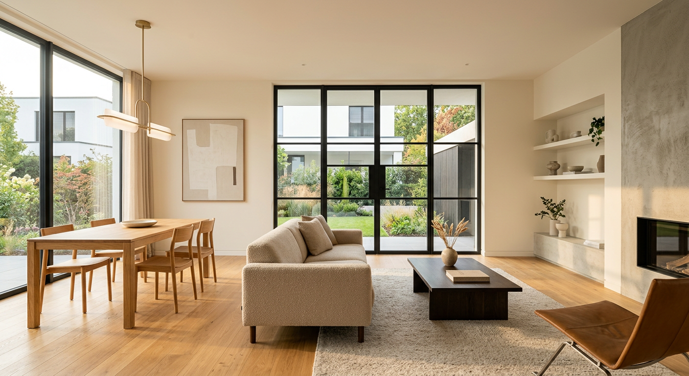 Modernes minimalistisches Staging: Tipps & Trends 2026