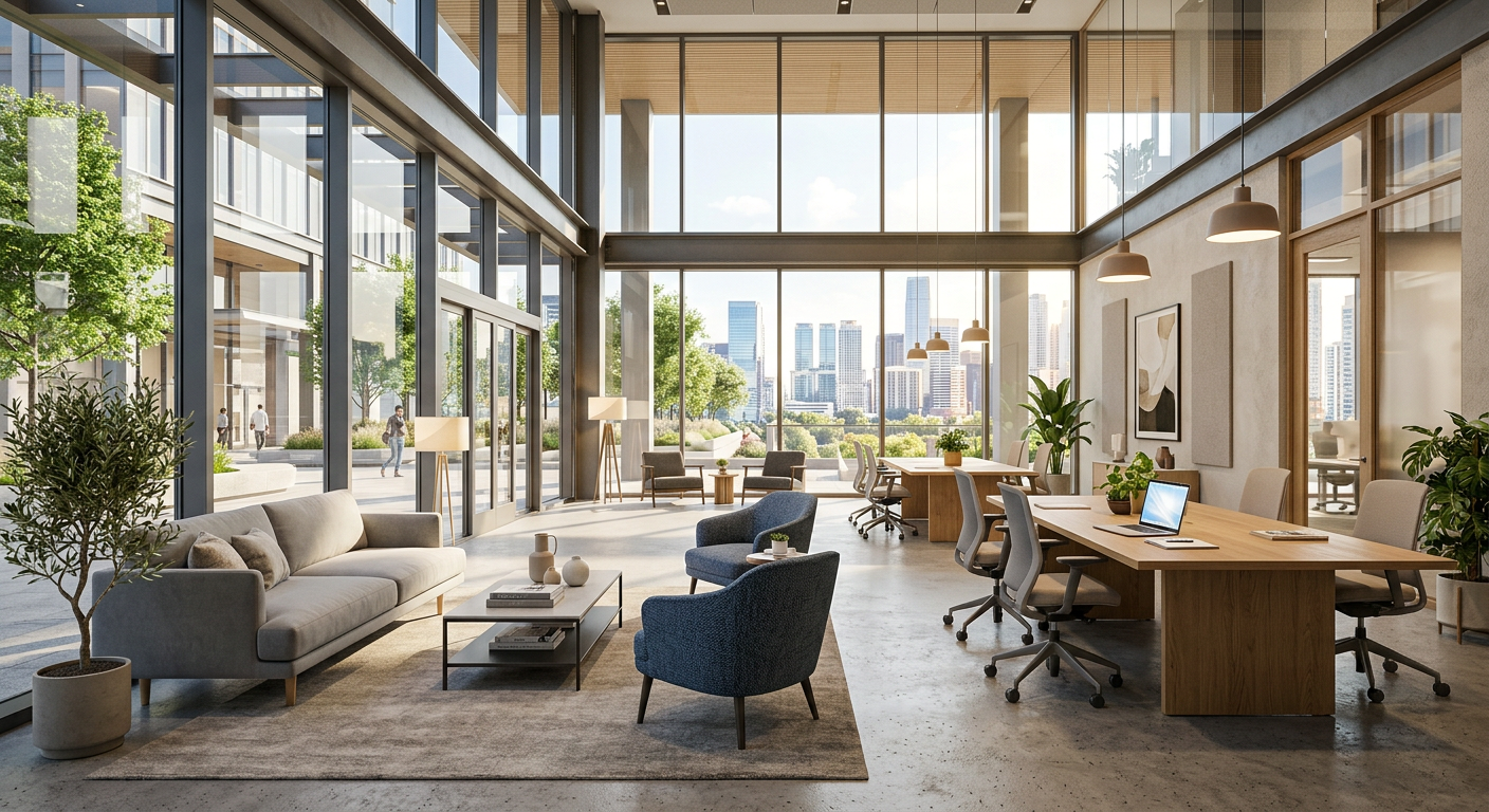 Virtual Staging für Gewerbeimmobilien: Der Guide 2026